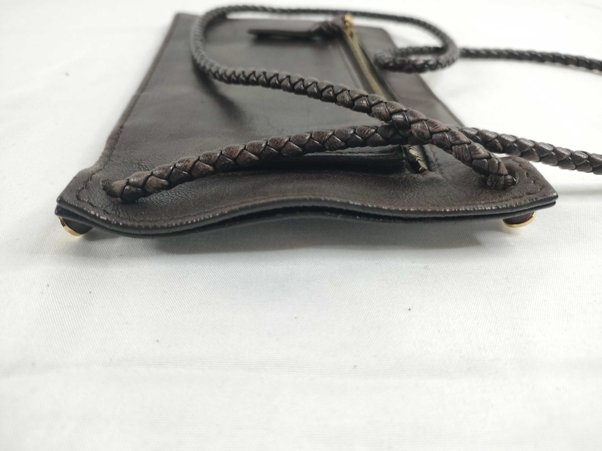BOTTEGA VENETA Intrecciato Intrecciato Intrecciato Smartphone Shoulder Brown Shoulder Bag