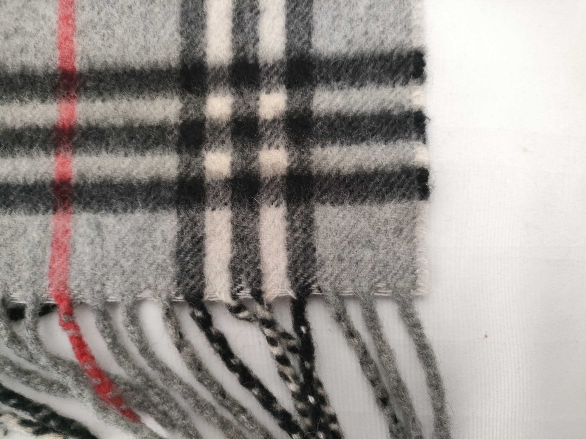 BURBERRY Burberry Muffler Gray Other Accessories