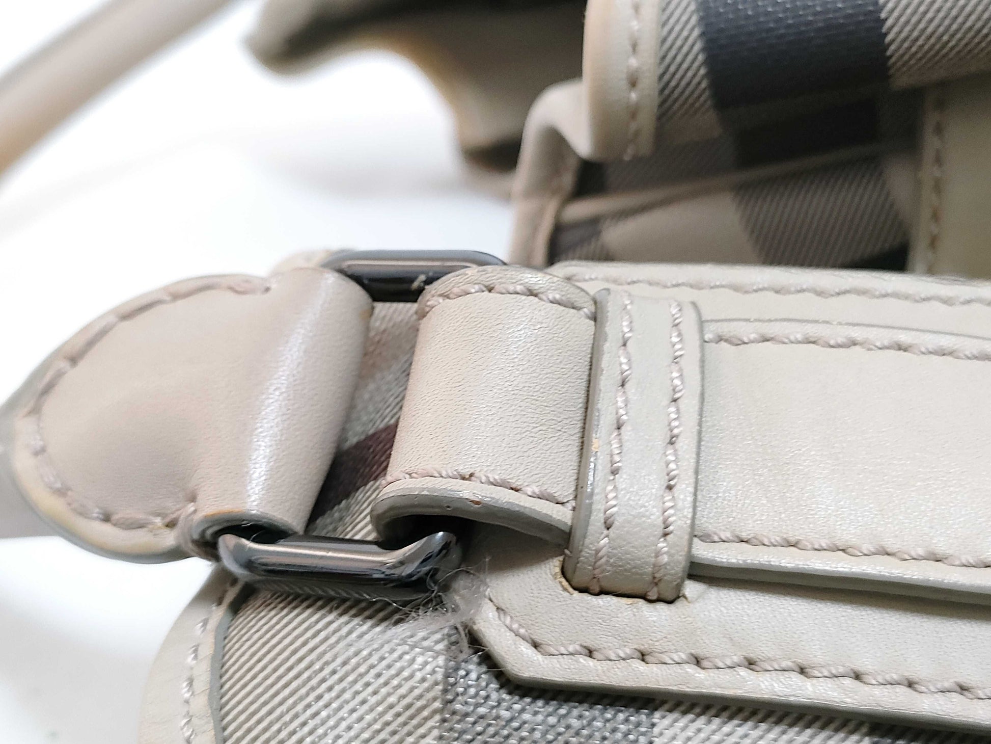 BURBERRY Handbag Grey Shoulder Bag