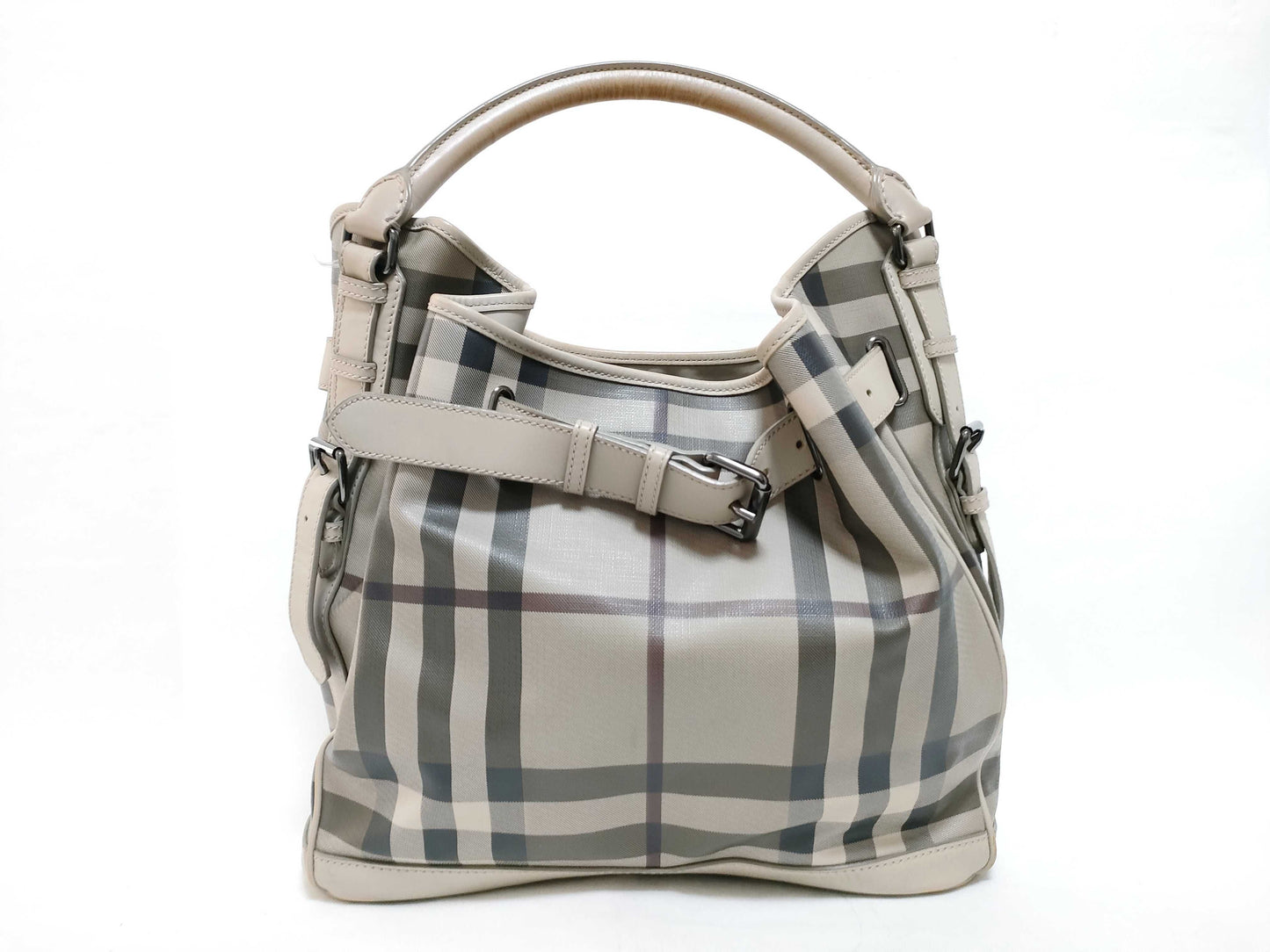 BURBERRY Handbag Grey Shoulder Bag
