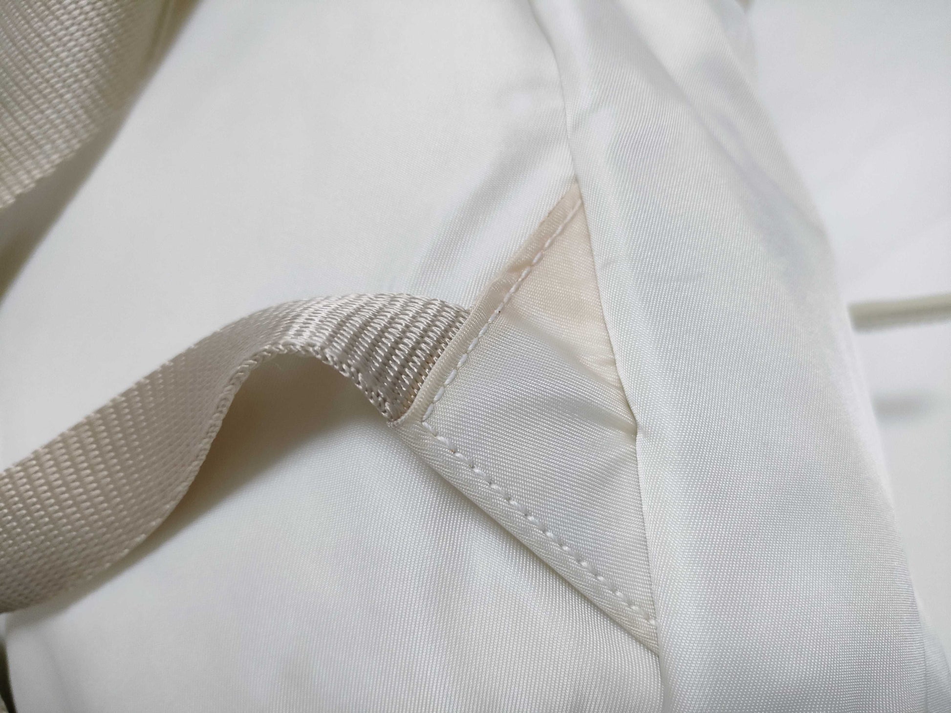 PRADA Nylon Prada Rucksack White Rucksack