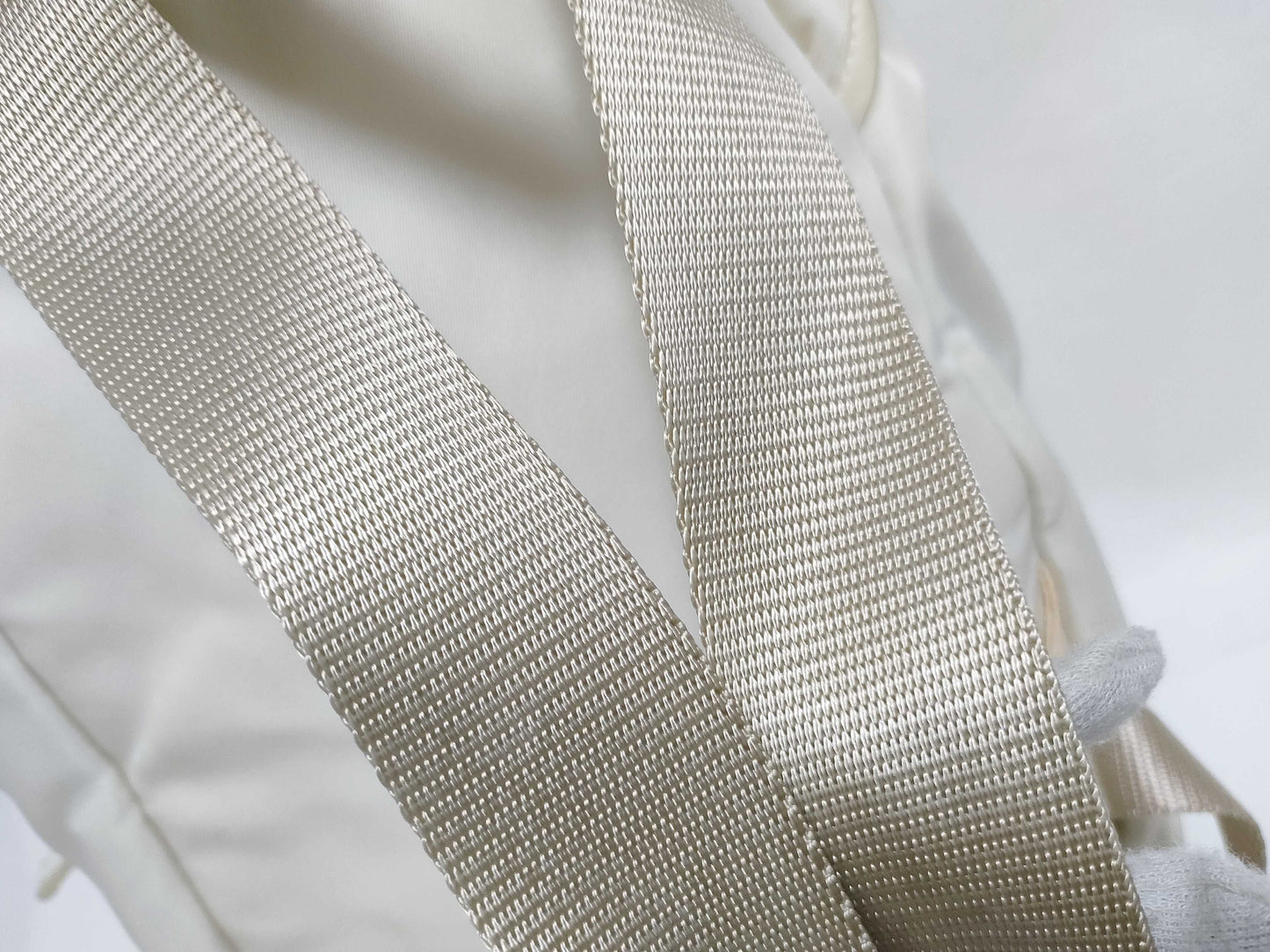 PRADA Nylon Prada Rucksack White Rucksack