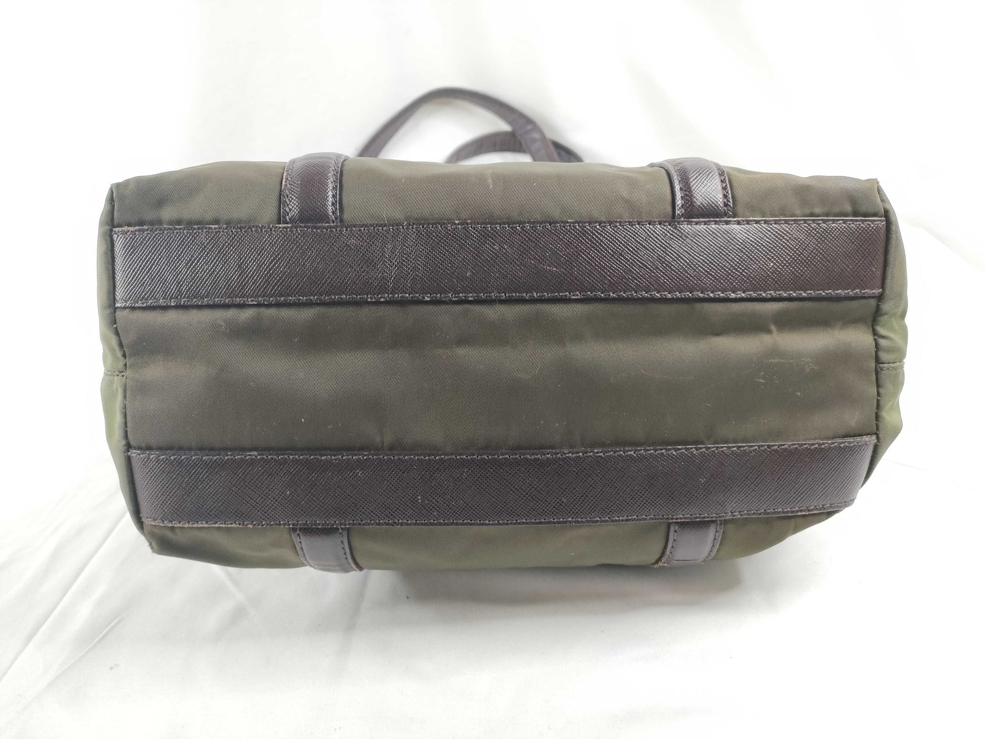 PRADA Nylon Prada Purse Green Handbag