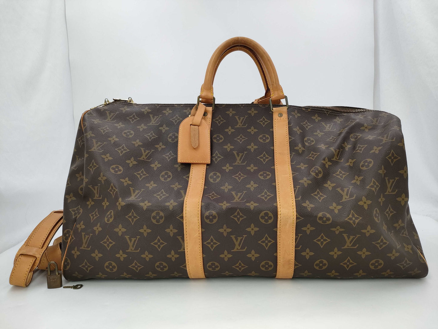 LOUIS VUITTON Louis Vuitton Monogram Kipol Banduriere 55 Boston Bag