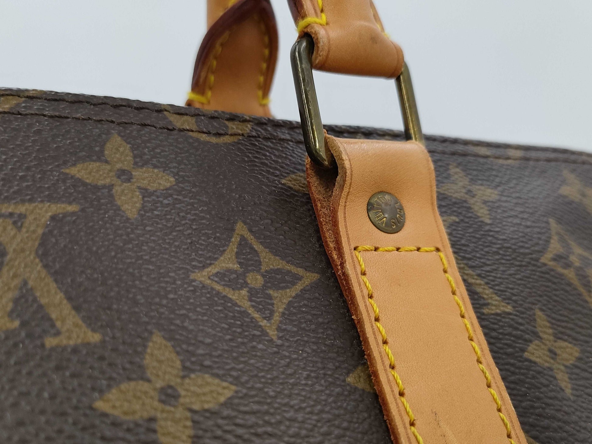 LOUIS VUITTON Louis Vuitton Monogram Kipol Banduriere 55 Boston Bag