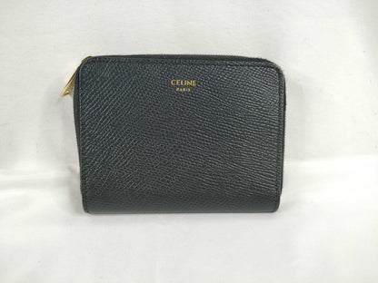 CELINE Trifold Coin Case Black Coin Case