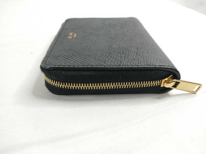 CELINE Trifold Coin Case Black Coin Case