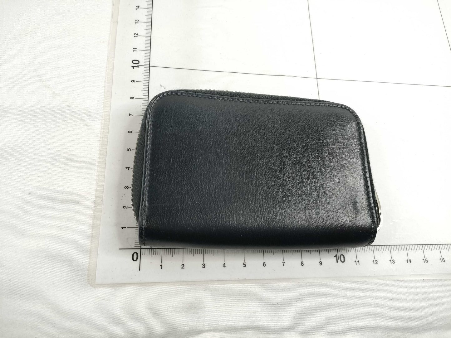 SAINT LAURENT YSL Logo Coin Case Black Coin Case