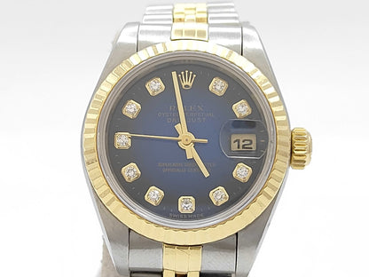 ROLEX 69173G U2*7*48 Blue Gradient Dial Jubilee Breath Women's Watch