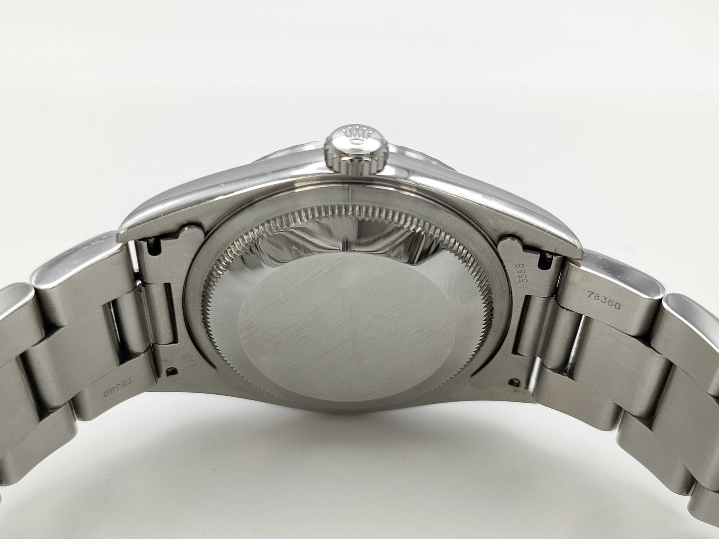 ROLEX 16220 D082540 Silver Dial Oyster Breath Men's Watch