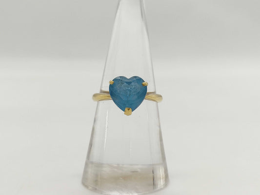 Colored Stone K18 2.7g Ring 