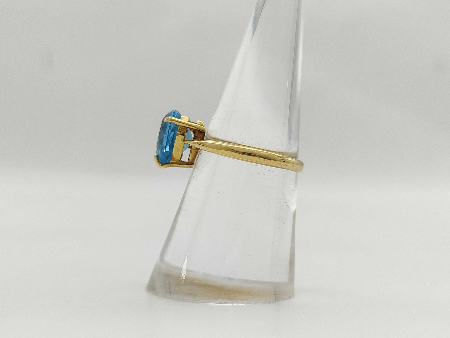 Colored Stone K18 2.7g Ring 