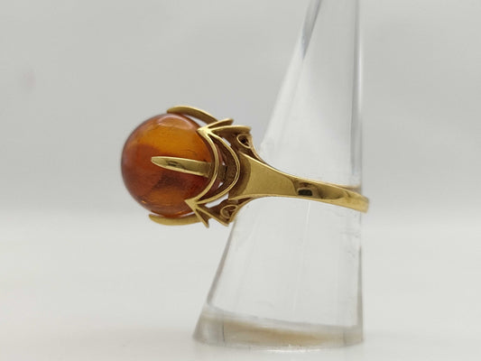 Color beads diameter approx. 14.4mm K18 6.8g ring 