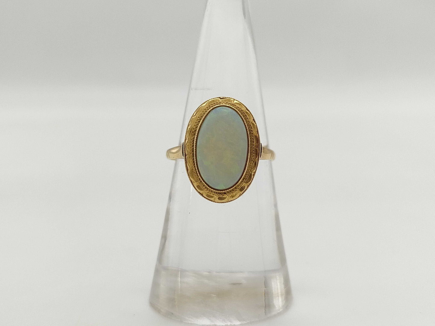 Colored Stone K18 2.6g Ring 