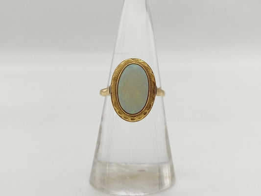 Colored Stone K18 2.6g Ring 