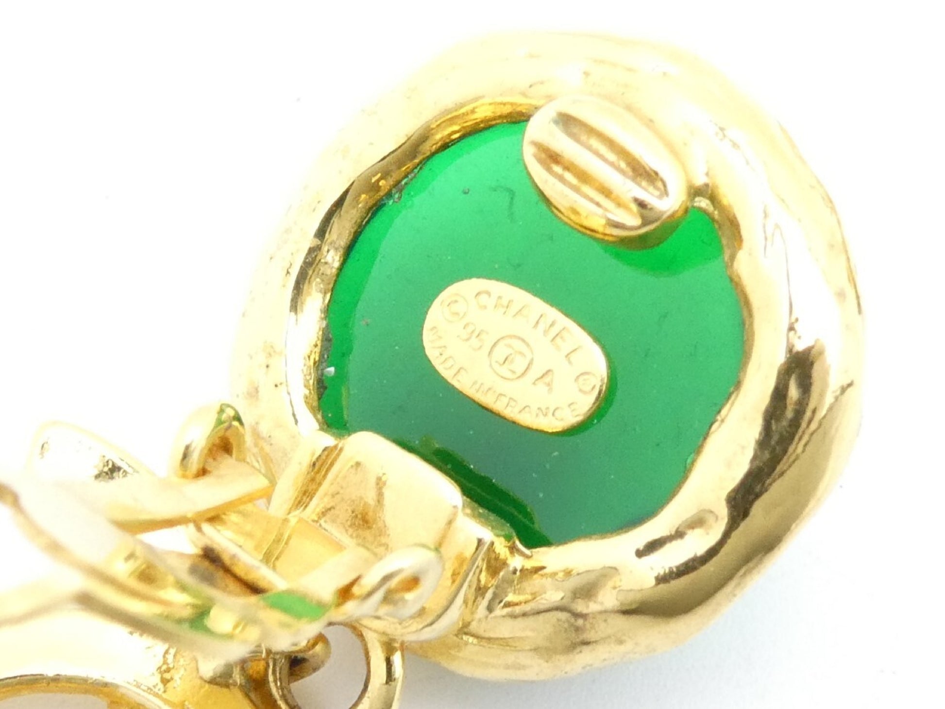 CHANEL Cocomark Swing Earrings