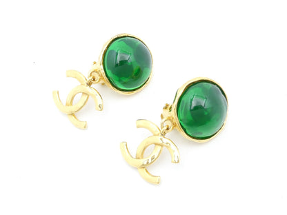 CHANEL Cocomark Swing Earrings