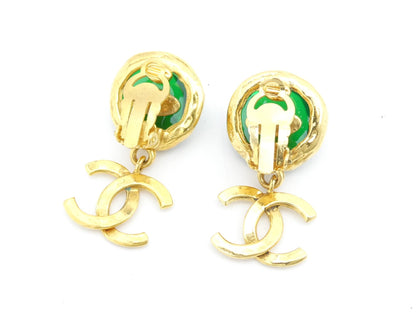 CHANEL Cocomark Swing Earrings