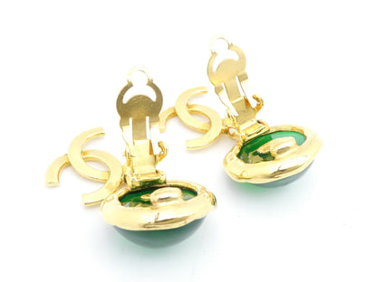 CHANEL Cocomark Swing Earrings