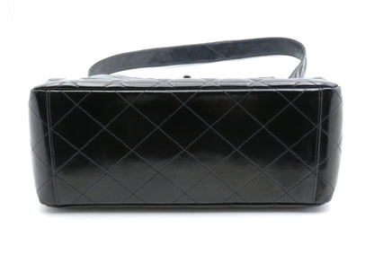 CHANEL Matlasse Enamel Cocomark Turnlock Shoulder Bag