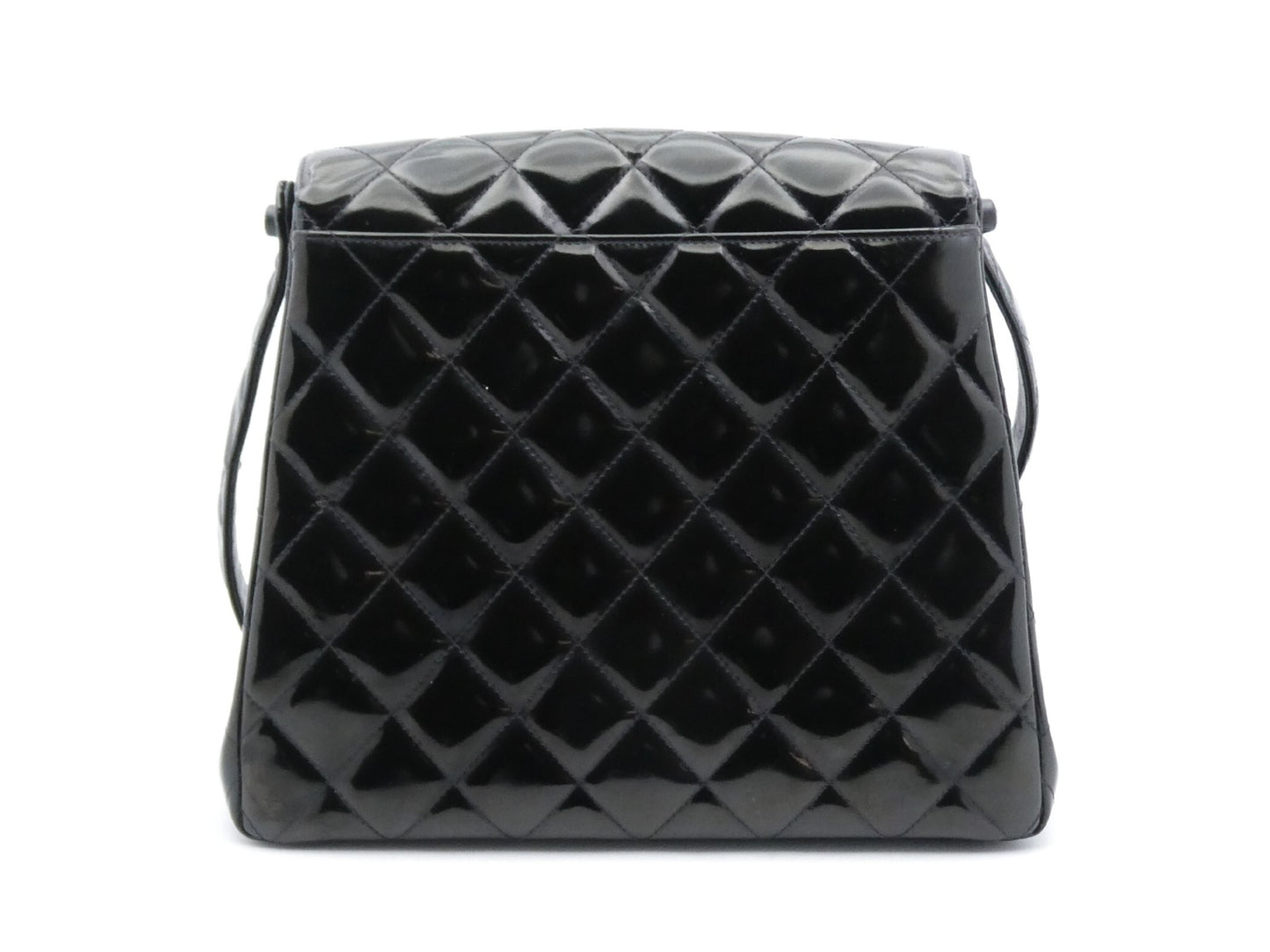 CHANEL Matlasse Enamel Cocomark Turnlock Shoulder Bag