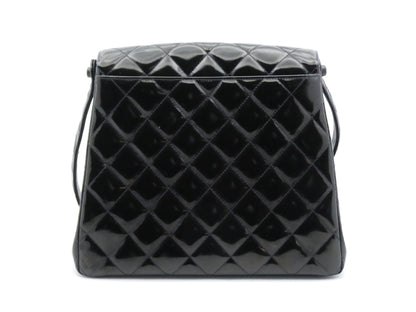 CHANEL Matlasse Enamel Cocomark Turnlock Shoulder Bag