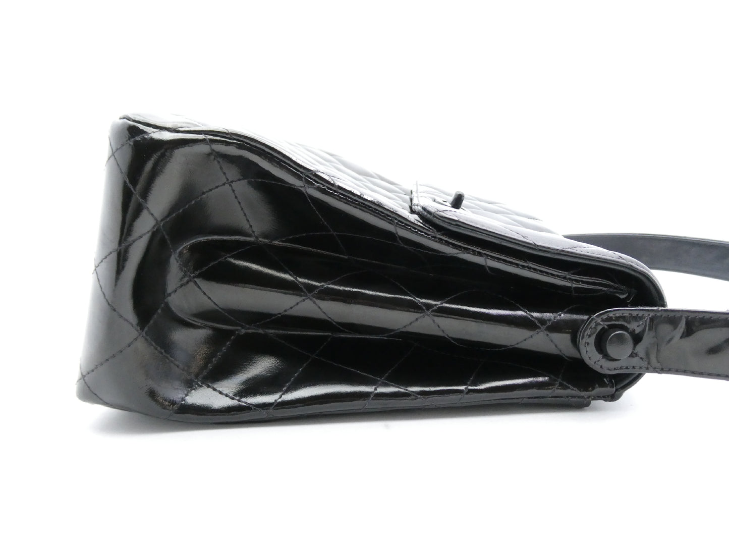 CHANEL Matlasse Enamel Cocomark Turnlock Shoulder Bag