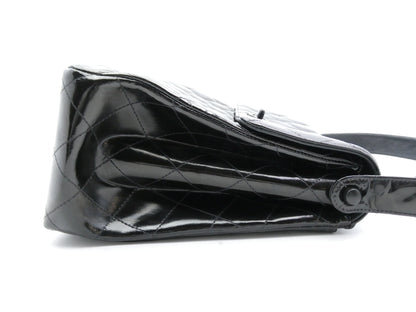 CHANEL Matlasse Enamel Cocomark Turnlock Shoulder Bag