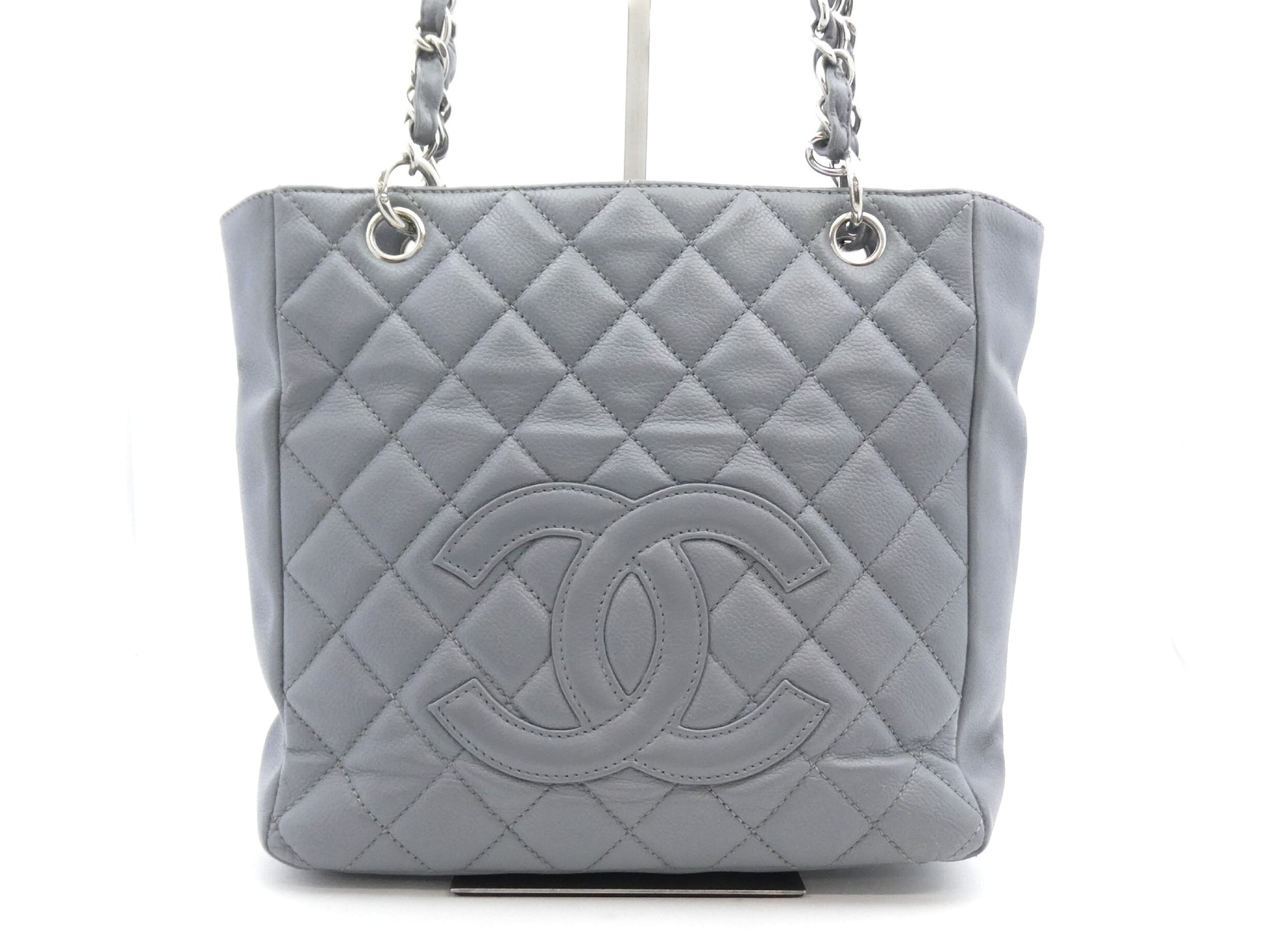 CHANEL Matlasse Caviar Skin Cocomark Chain PST Tote Bag