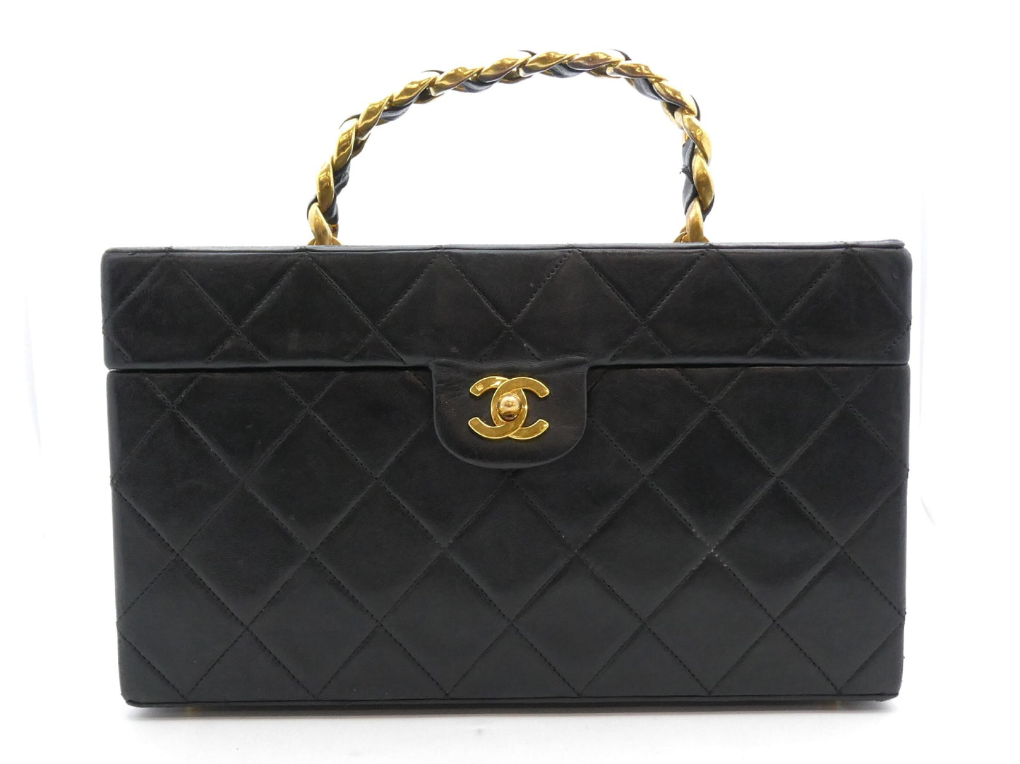 CHANEL Matlasse Cocomark Chain Vanity Bag