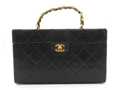 CHANEL Matlasse Cocomark Chain Vanity Bag