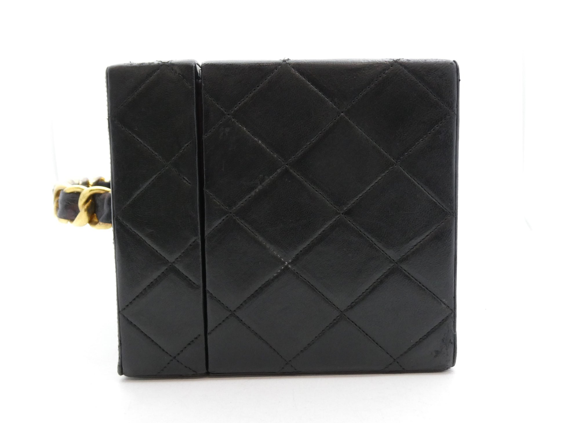 CHANEL Matlasse Cocomark Chain Vanity Bag