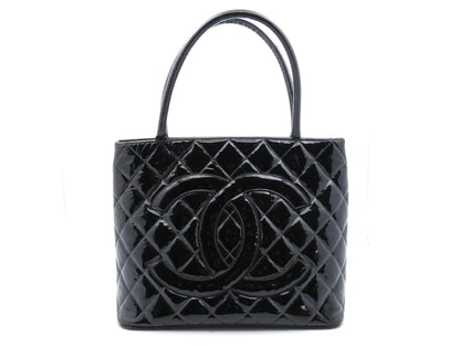 CHANEL Reissue Tote Enamel Coco Mark Tote Bag