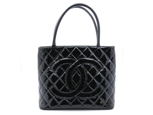 CHANEL Reissue Tote Enamel Coco Mark Tote Bag