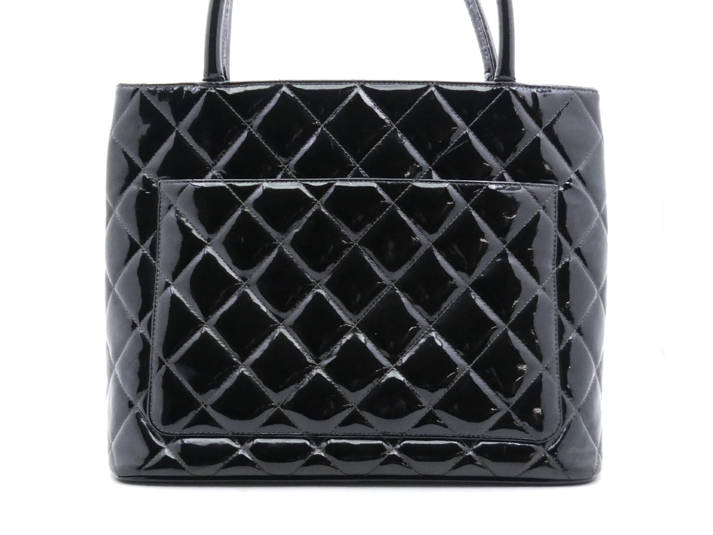 CHANEL Reissue Tote Enamel Coco Mark Tote Bag