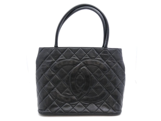 CHANEL Reissue Tote Caviar Skin Cocomark Tote Bag
