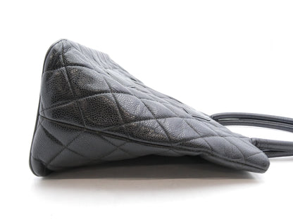 CHANEL Reissue Tote Caviar Skin Cocomark Tote Bag