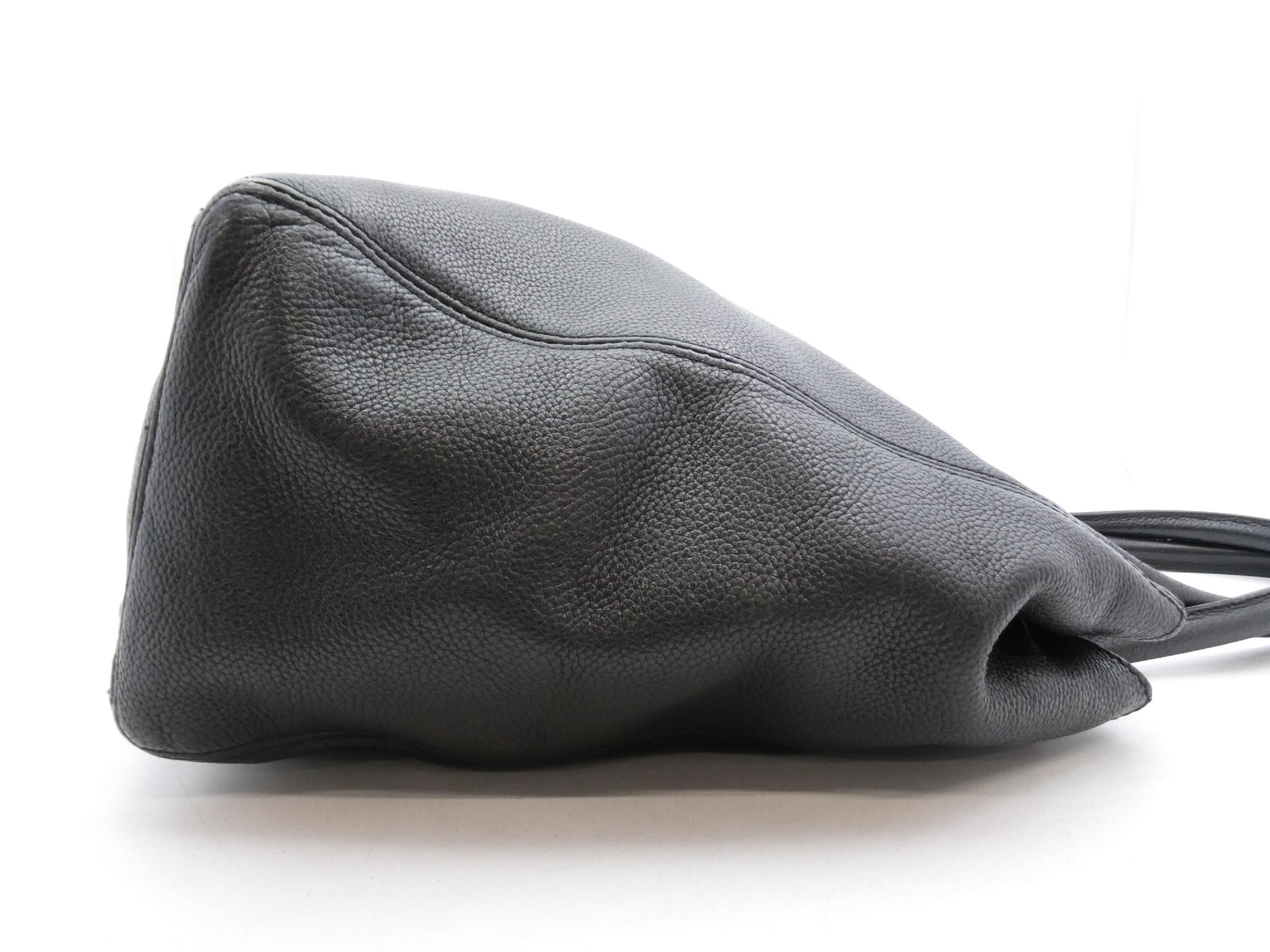 CHANEL Executive Caviar Skin Coco Mark Tote Bag