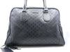 GUCCI GG Shima Leather Boston Bag