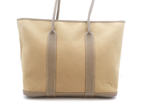 HERMES Garden Zip □M Engraved Tote Bag