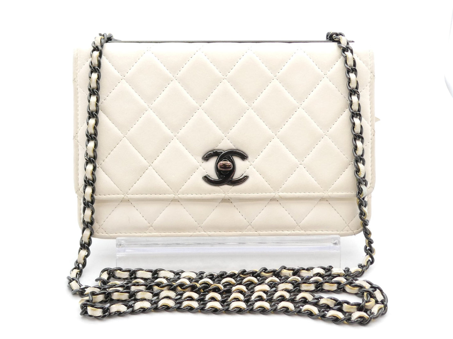 CHANEL Matlasse Cocomark Chain Wallet Shoulder Bag