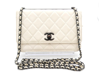 CHANEL Matlasse Cocomark Chain Wallet Shoulder Bag