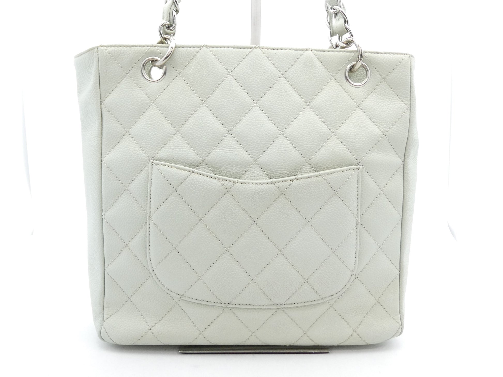 CHANEL Matlasse Caviar Skin Cocomark Chain Tote Bag