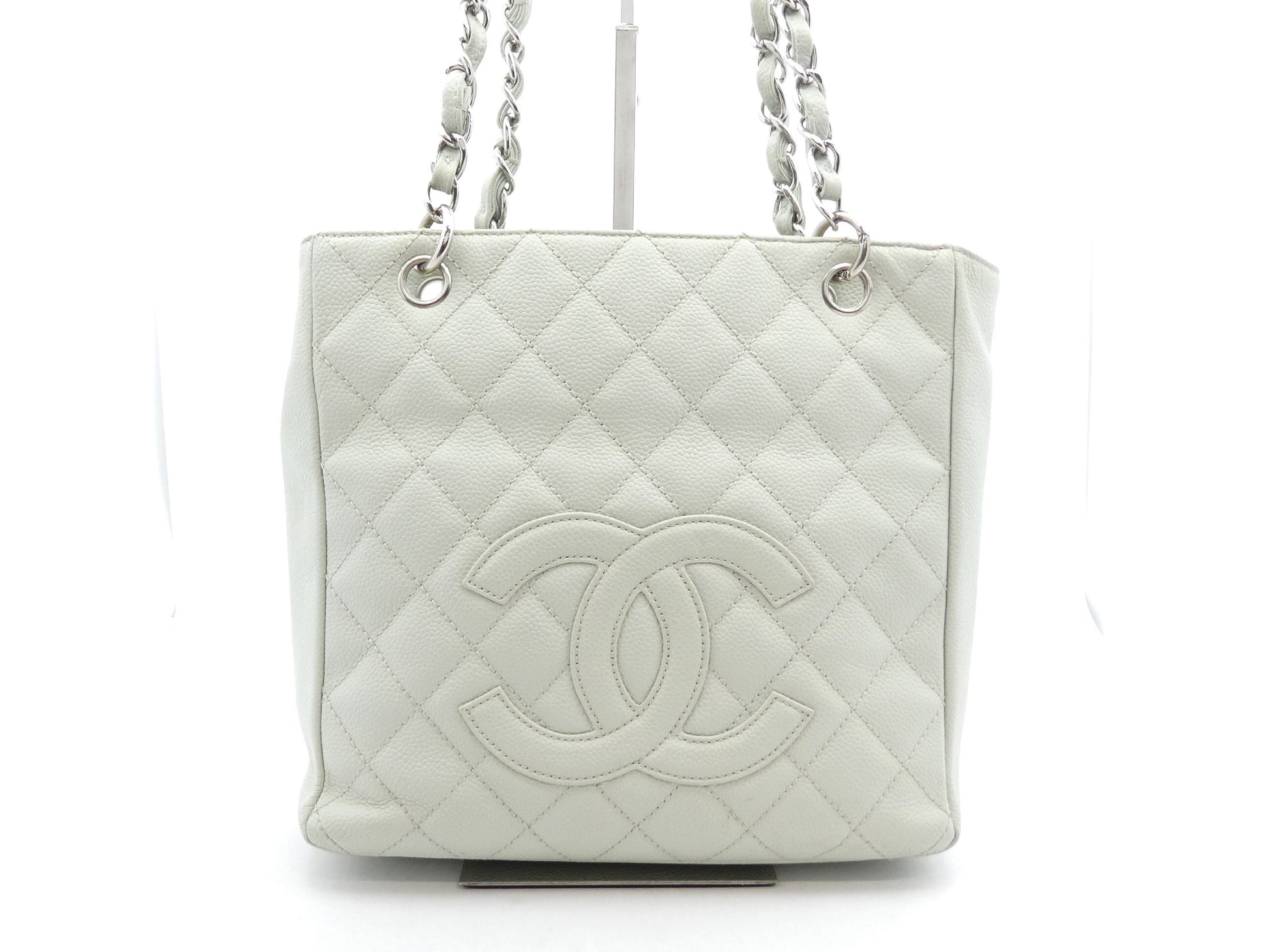 CHANEL Matlasse Caviar Skin Cocomark Chain Tote Bag