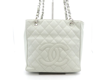 CHANEL Matlasse Caviar Skin Cocomark Chain Tote Bag
