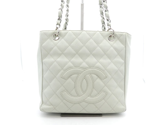 CHANEL Matlasse Caviar Skin Cocomark Chain Tote Bag
