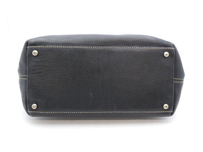 CHANEL Caviar Skin Coco Mark 2WAY Handbag