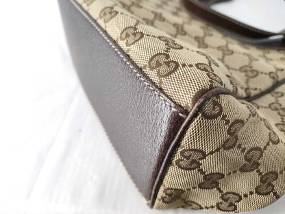 GUCCI GUCCI Purse GG Canvas 154982 Tote Bag Leather Gucci Shoulder Bag Gucci Shoulder Bag