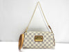 LOUIS VUITTON Damier Azul Vuitton Damier Azul Eva N55214 DU2190 White Pouch