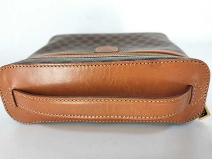 CELINE CELINE Macadam Pattern Brazon PVC Leather Vanity Bag Vanity Bag